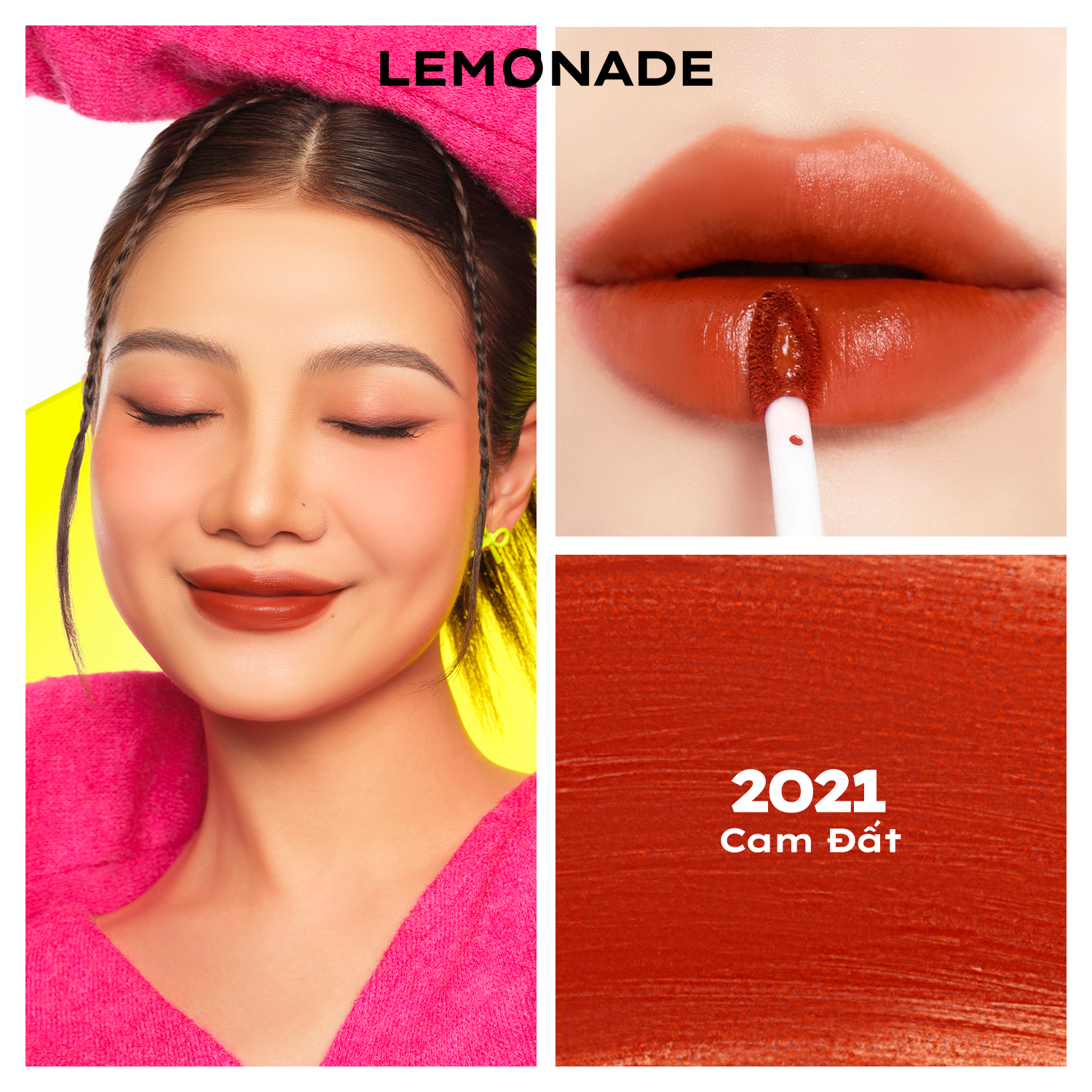 Combo 02 Son kem mịn lì thuần chay Lemonade Perfect Couple 5 Years 3.5gx2