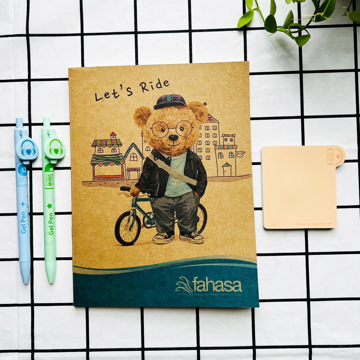 Combo 5 Tập Học Sinh 100 Trang ĐL 100g/m2 - FAHASA - Cute Bears (Mẫu Màu Giao Ngẫu Nhiên)