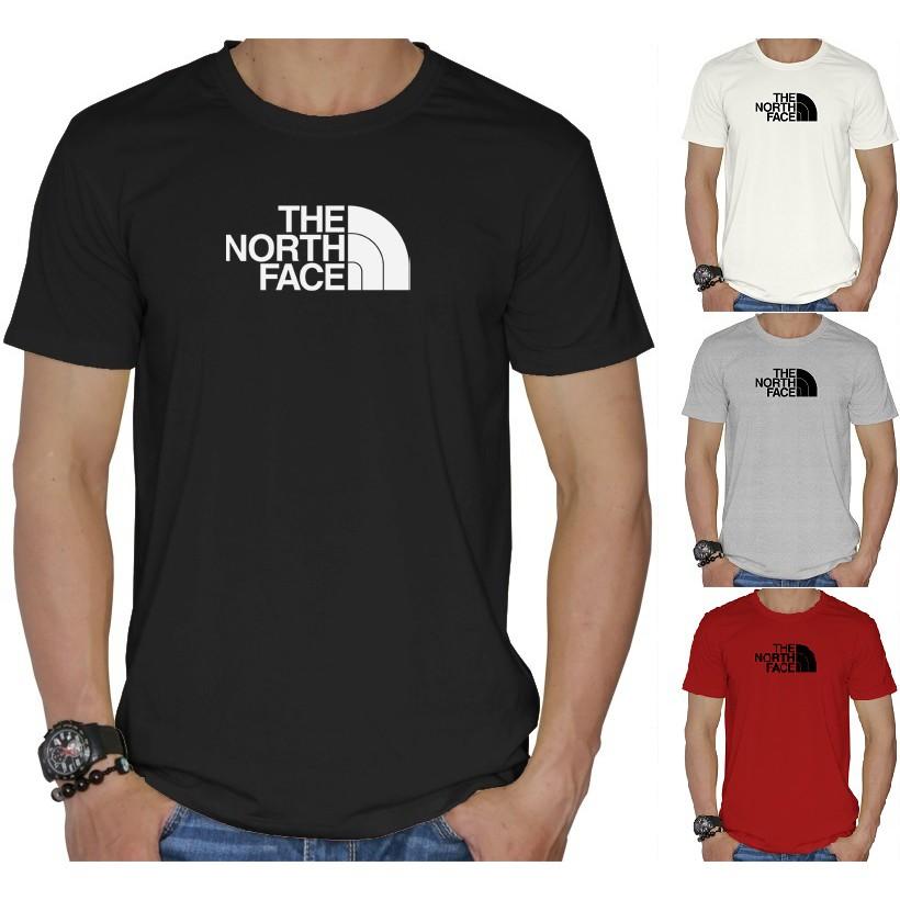 Áo thun nam cotton logo TNF phản quang