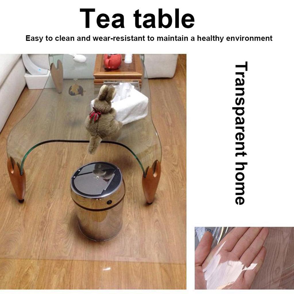 2xOffice Computer Carpet Protector Chair Mat 1.5mm Thick PVC Mat 40x60cm