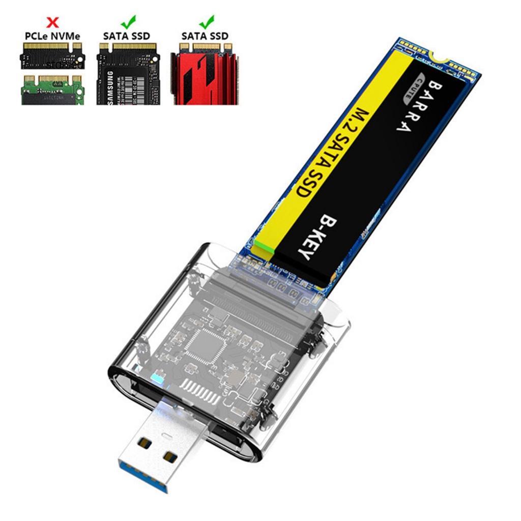 Hộp Ổ Cứng Bằng Hợp Kim Nhôm M.2 SATA NGFF Sang USB3.0 Gen1 SSD