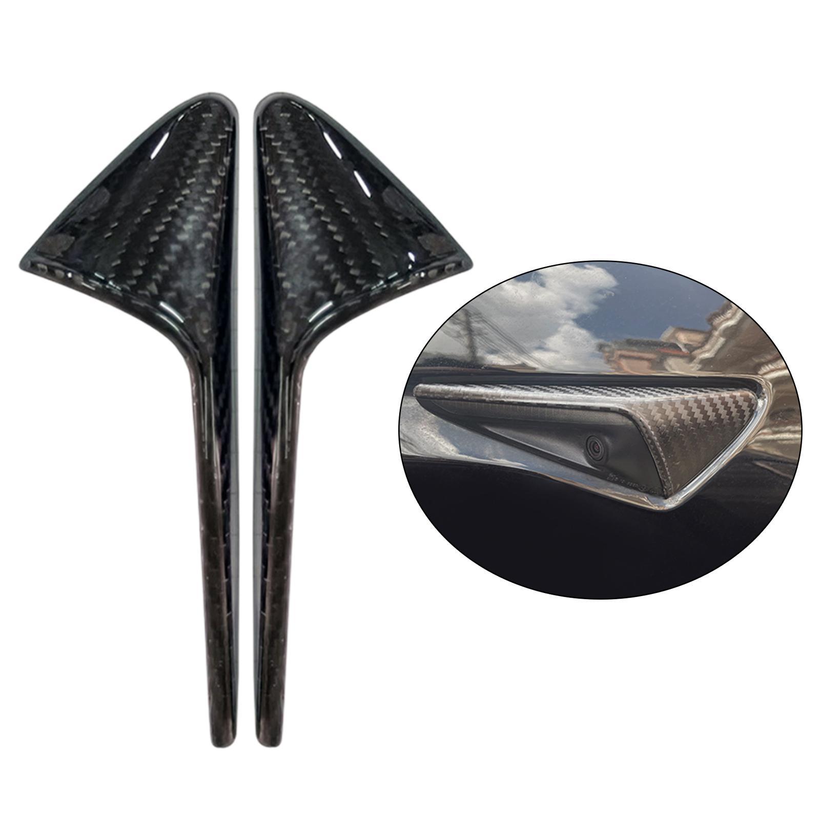 Side Camera Protection Cover ABS Plastic Indicator Cover Fits for Tesla Model 3 Model Y