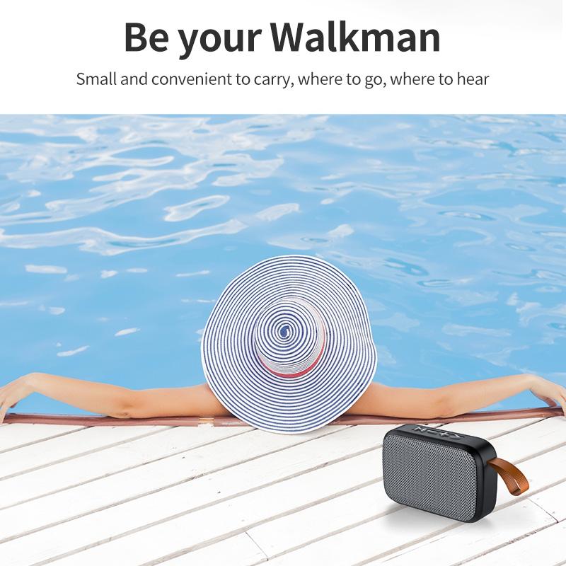 Loa bluetooth mini di động máy nghe nhạc không dây di động Color: Grass Green