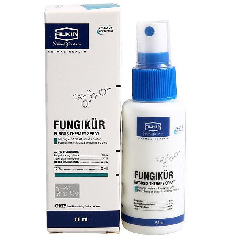 Chai Phun Diệt Nấm Ngoài Da Trên Chó Mèo FUNGIKUR 50ml