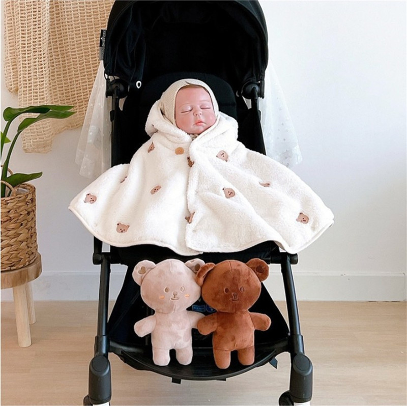 Áo choàng giữ ấm , tránh gió, tránh nắng cho bé 77x58cm Ánh Sao ( từ 3 month - dưới 12month)