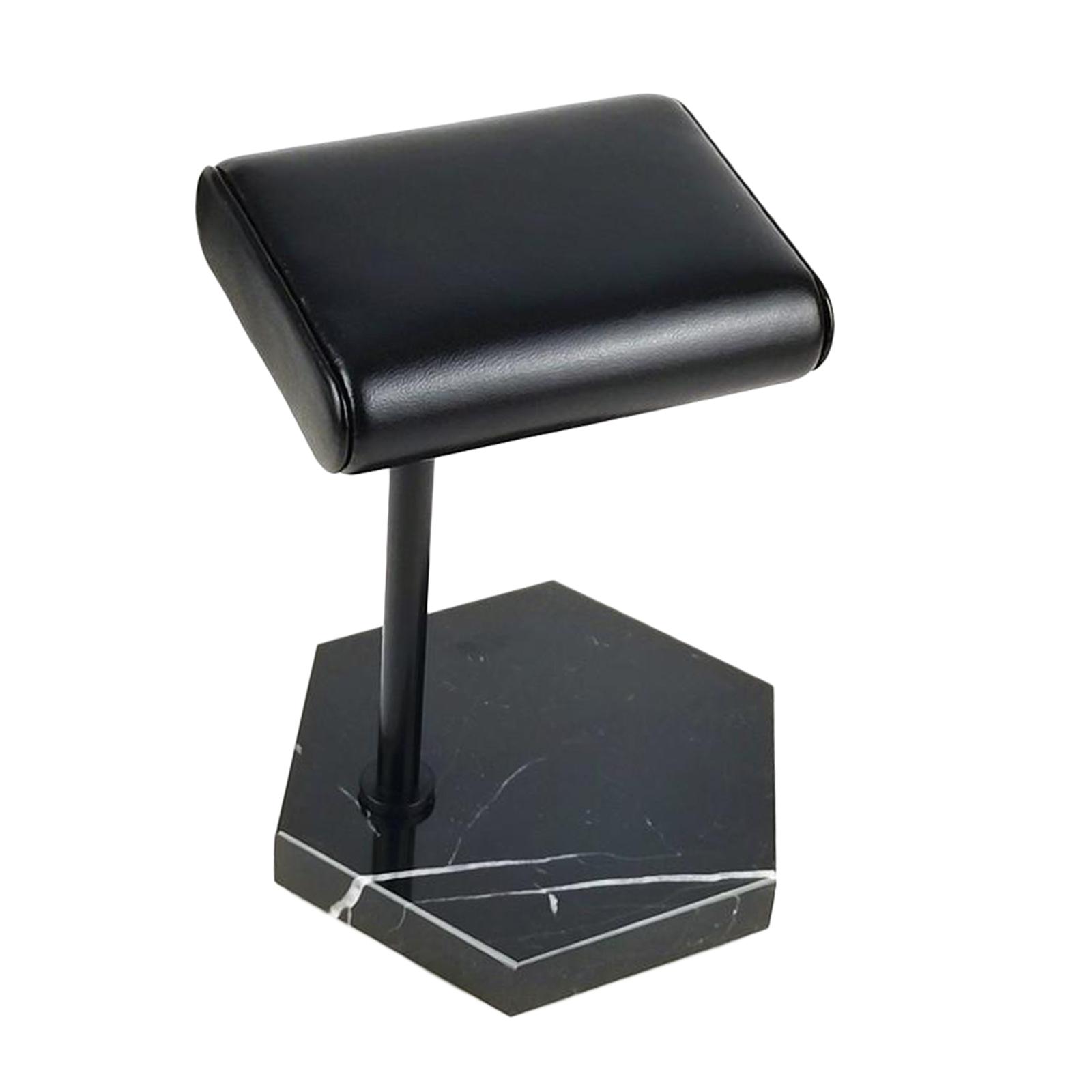Watch Stand, Jewelry Holder Stand, PU Leather & Marble Watch Display Stand for Watches, Jewelry, Bracelets and Bangles