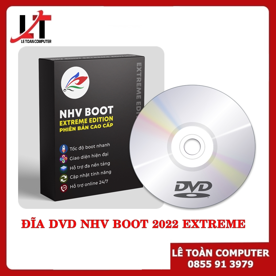 ĐĨA DVD NHV BOOT 2022 EXTREME - ĐĨA CỨU HỘ CHUYÊN NGHIỆP