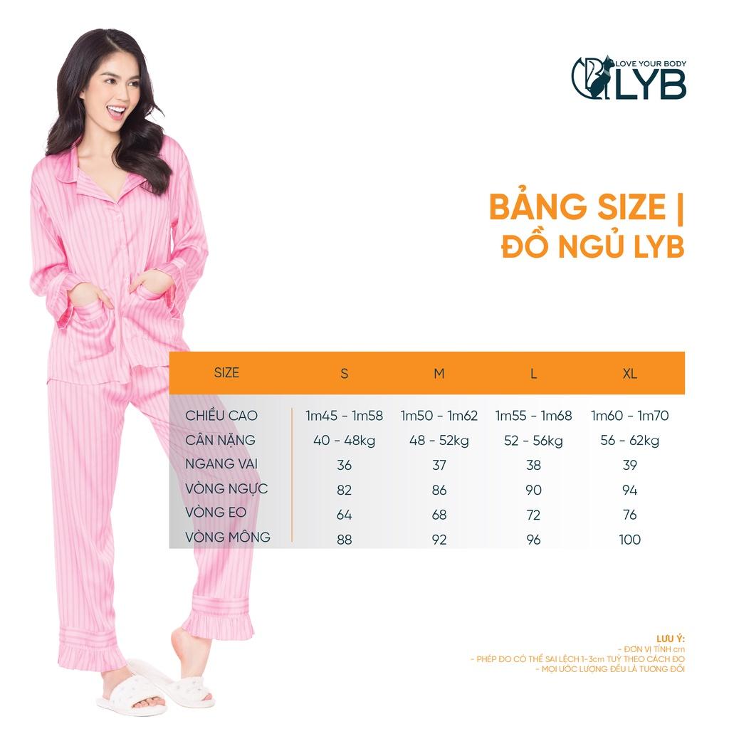 Đầm lụa dài mặc nhà nữ tính quyến rũ thoáng mát LYB - FW22-H00007A