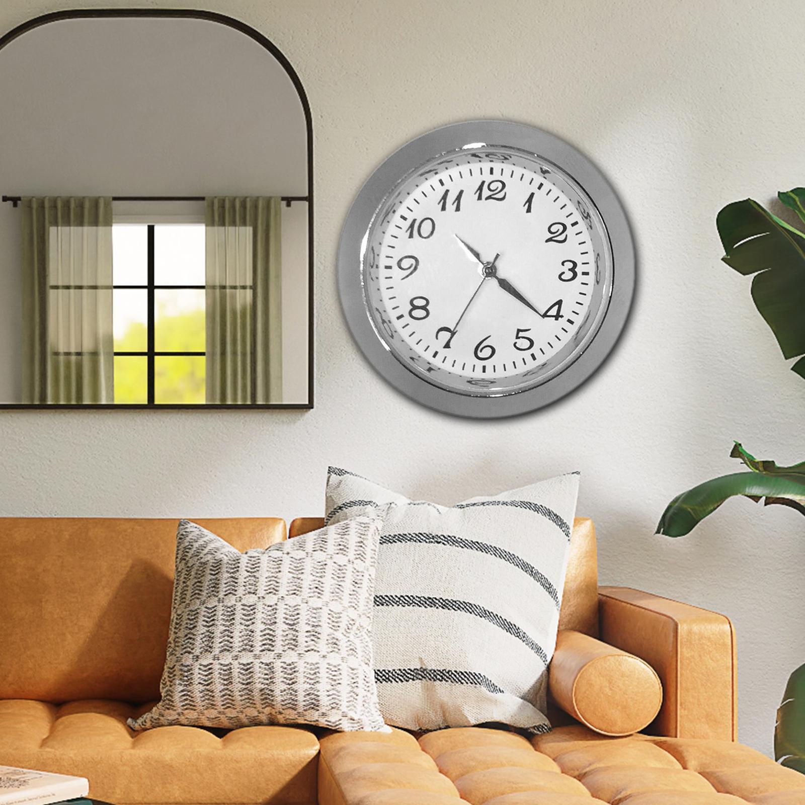 Round Clock Insert Clock Movement Clock Face for Diameter 1-3/8 inch Hole
