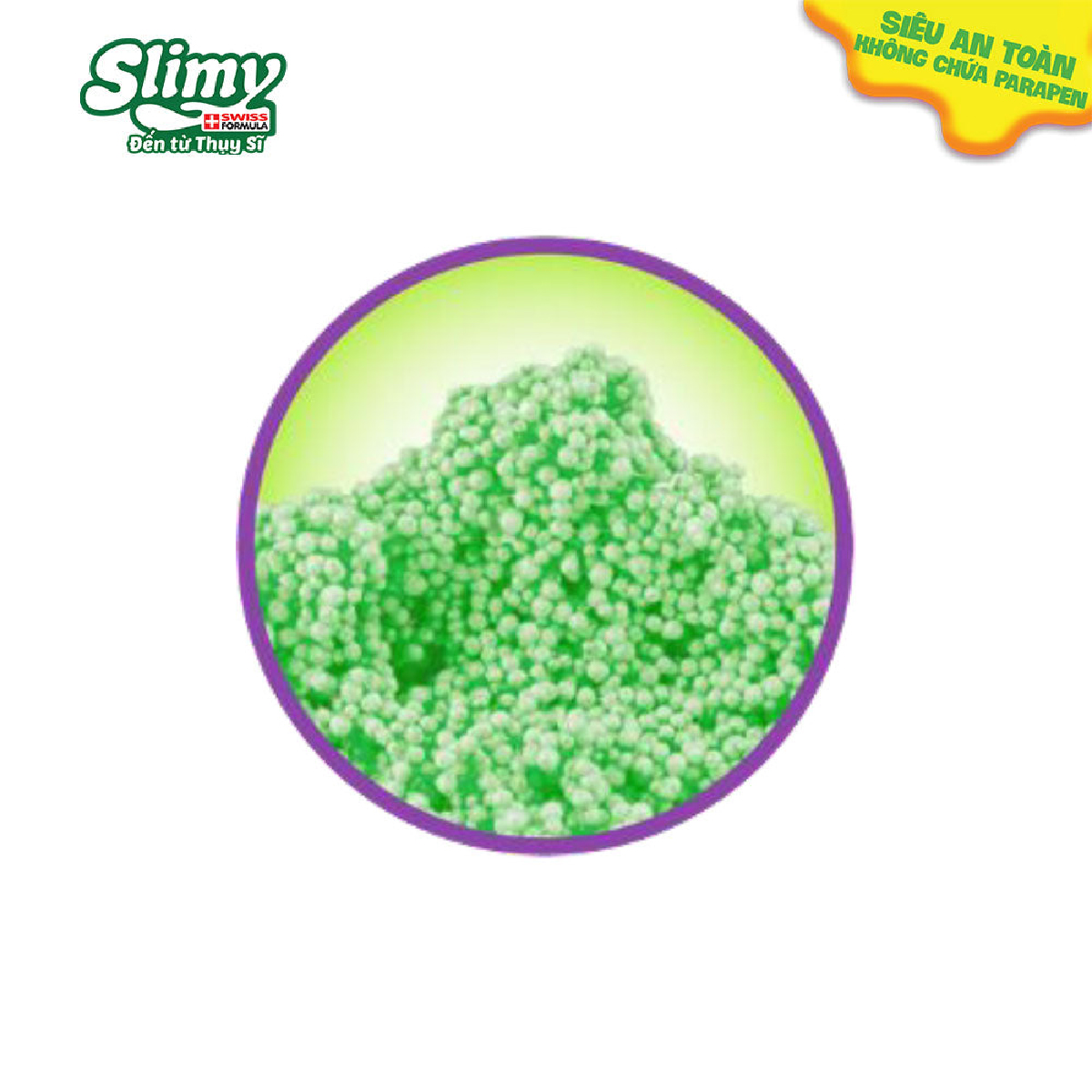 Đồ Chơi Sáng Tạo Slimy Foam Slime Xốp 3 Màu Xanh Tím Cam SLIMY 38004/TL-PP-OR