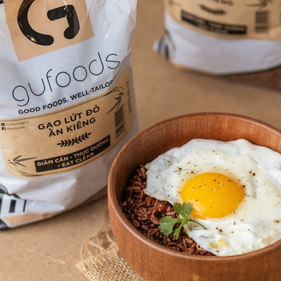 Gạo lứt ăn kiêng GUfoods - Hỗ trợ Giảm cân - Thực dưỡng - Eat clean