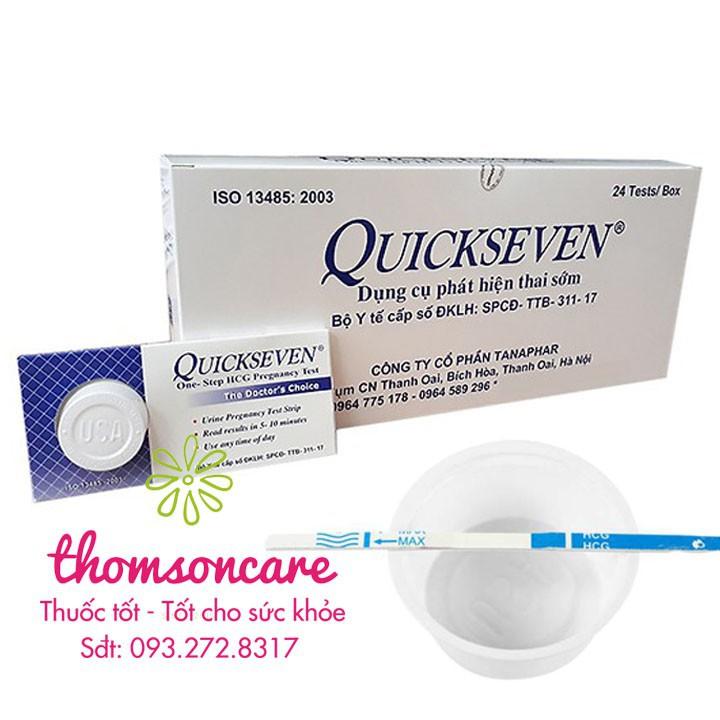 Que thử thai QUICKSEVEN - Tiện dụng - Luôn che tên