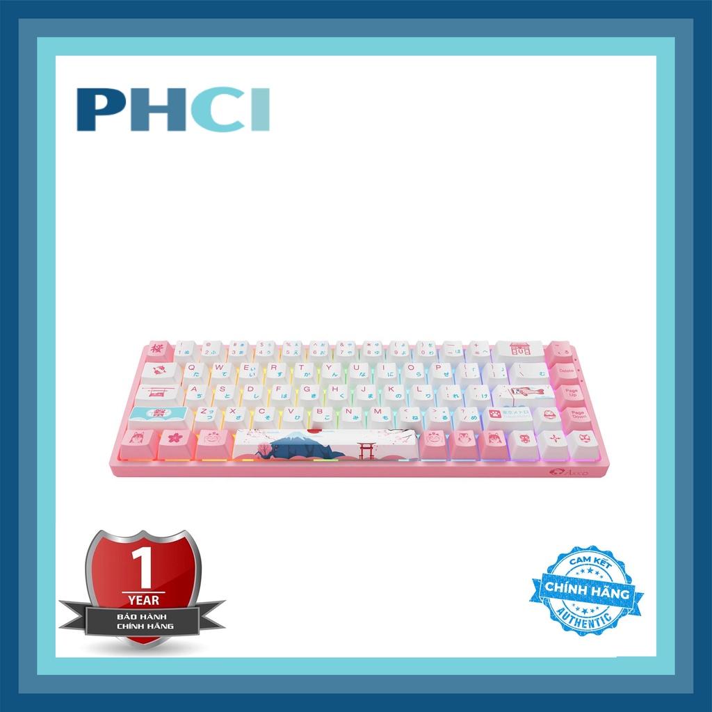 Bàn phím cơ AKKO 3068 v2 World Tour Tokyo R2 RGB – Bluetooth 5.0 (Gateron switch / Foam tiêu âm / Pre-Lubed)- HÀNG CHÍNH HÃNG