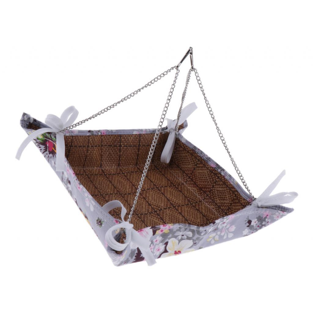 Hamster Gerbil Squirrel Rabbit Rat Hammock Breathable Hanging Bed Swing Mat