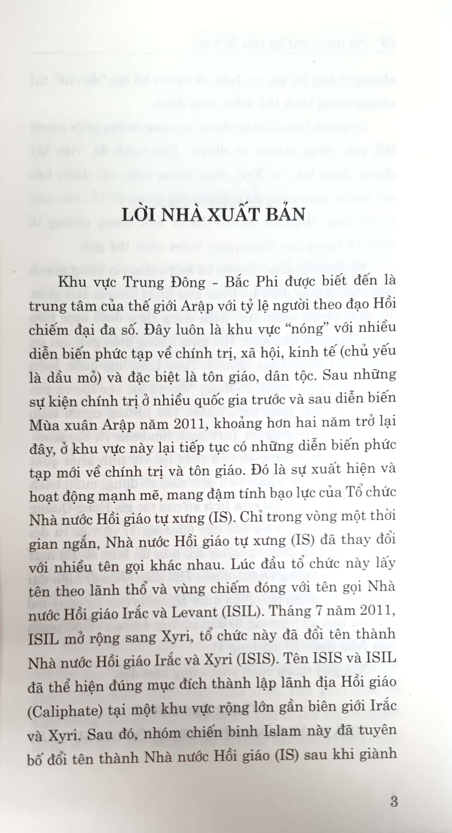 IS sự quay trở lại của lịch sử