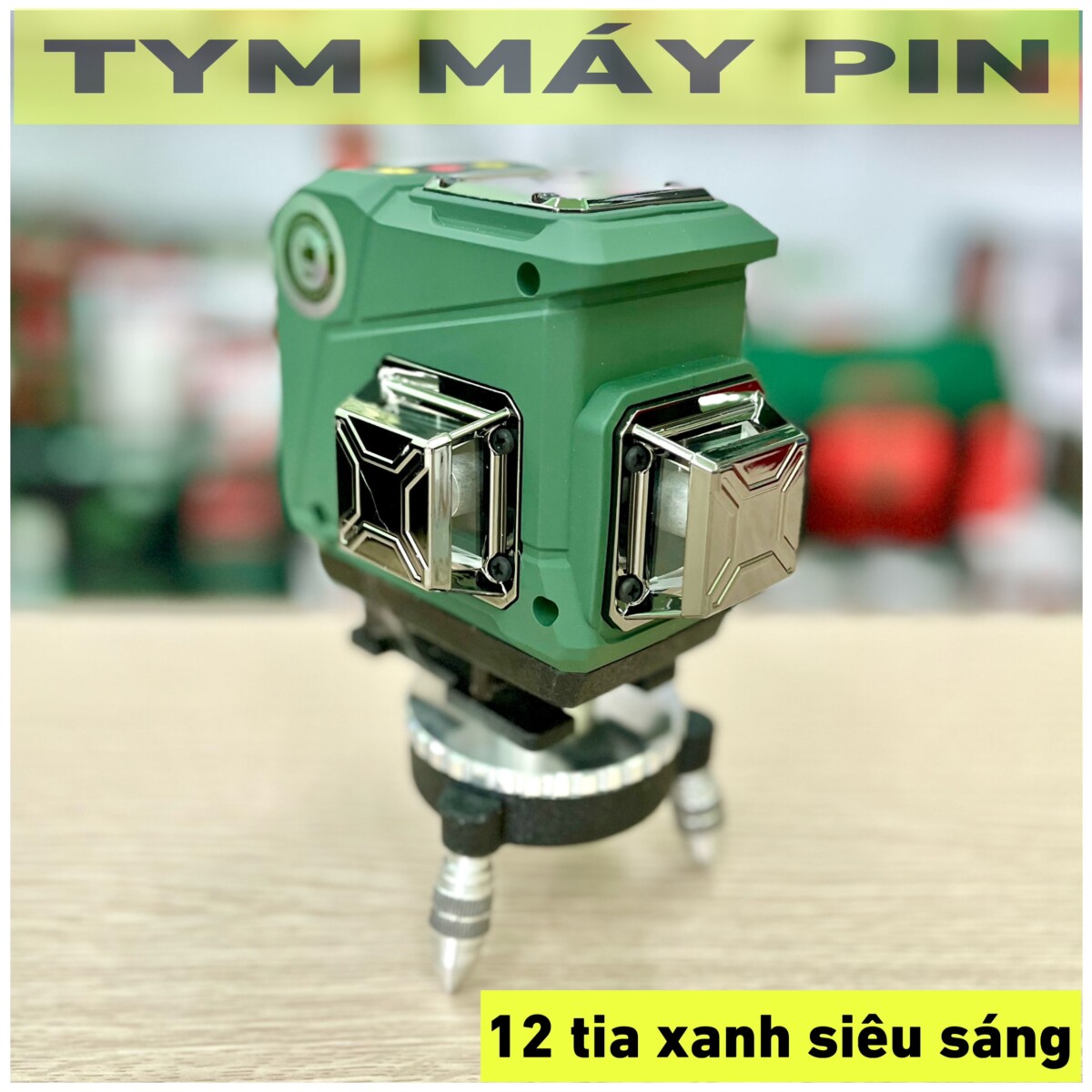 Máy cân bằng laser 12 tia xanh Toyama 0509 bản cao cấp