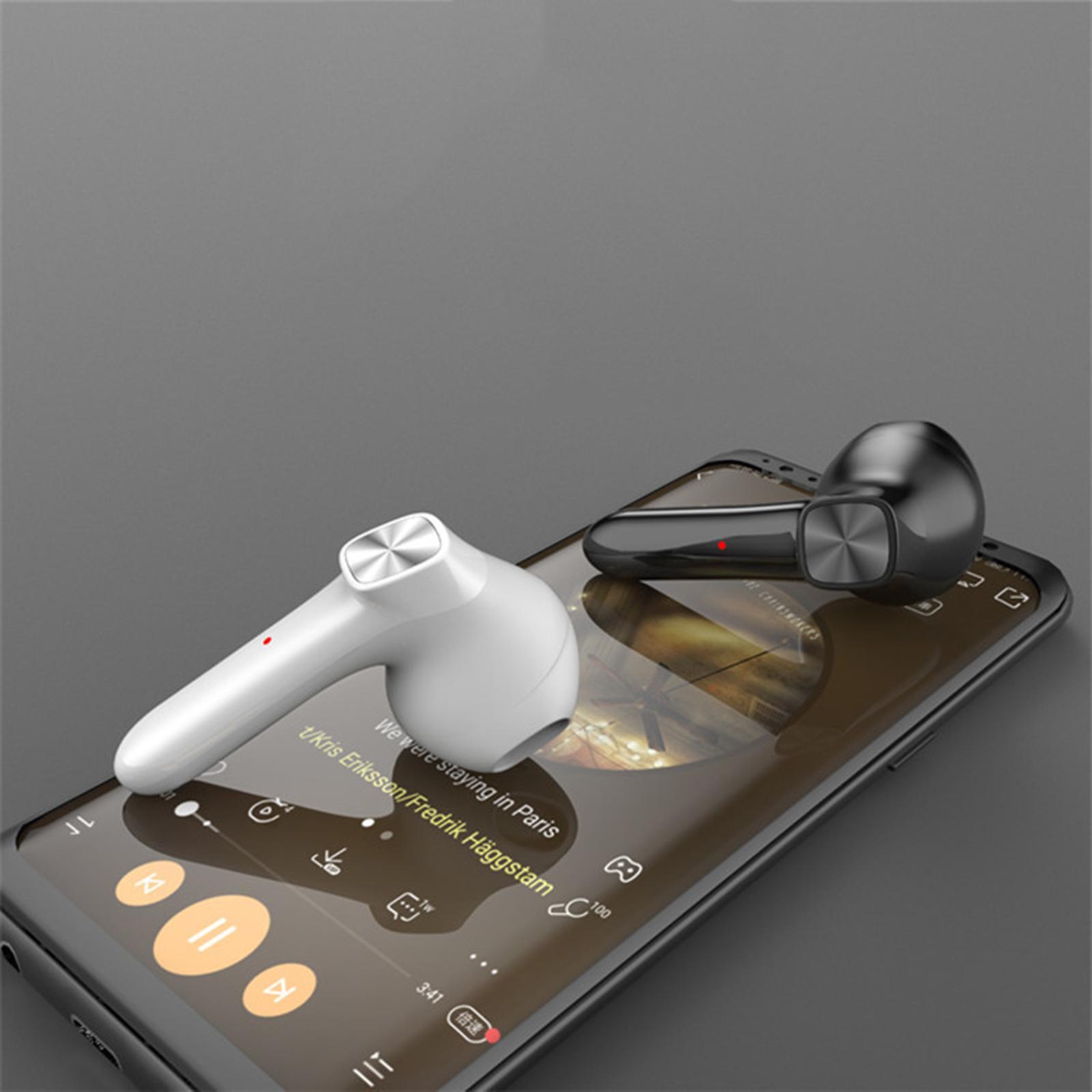 Wireless Bluetooth 5.0 in-Ear Gaming Earbuds, Cool , Low Latency, Gaming Earphones, Touch Control w/Mic for Running Sport Fitness Stereo Bass