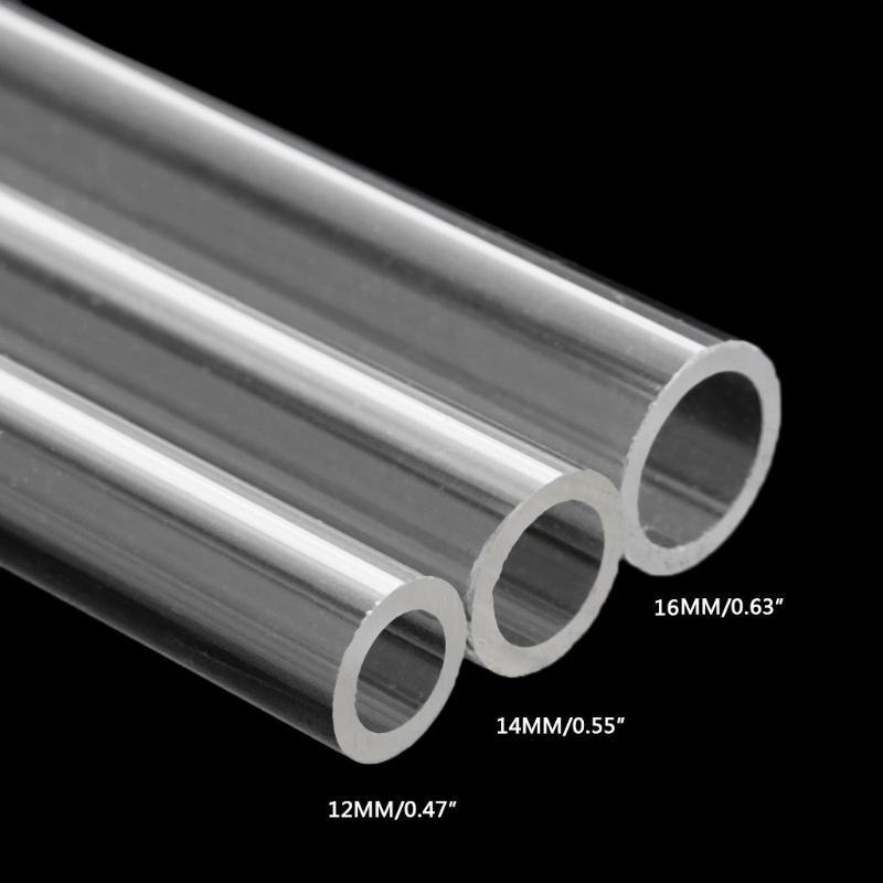 Ống Tản Nhiệt Nước Od 12mm 14mm 16mm Bằng Acrylic Trong Suốt Cho Pc 50cm