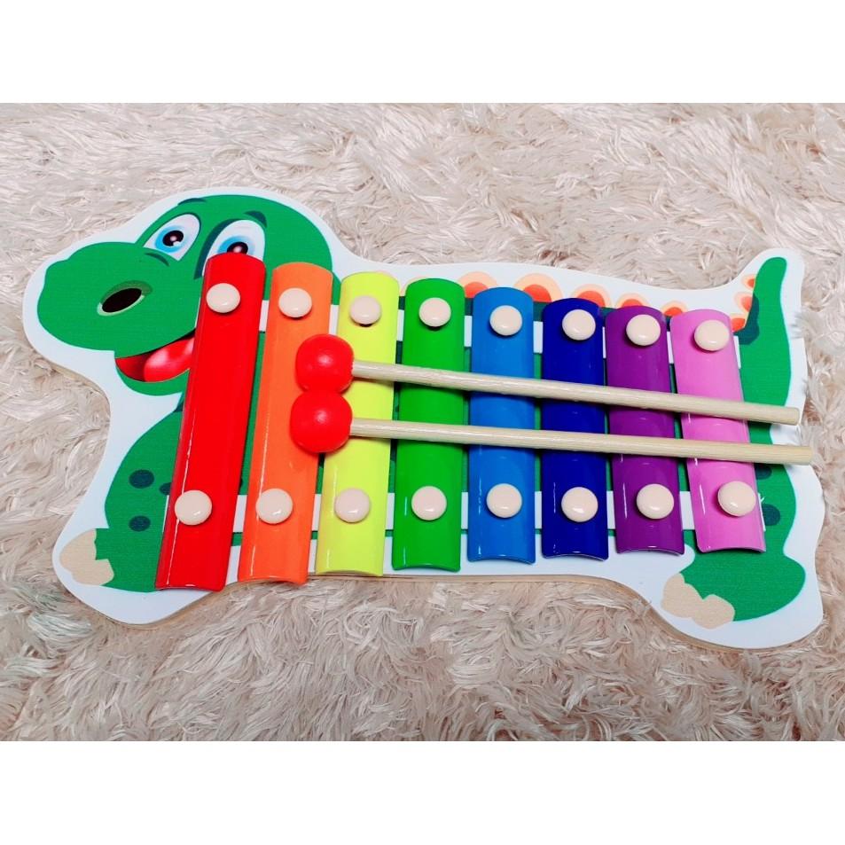 đồ chơi gỗ việt nam xuất khẩu châu âu - Đàn Xylophone hình Khủng long