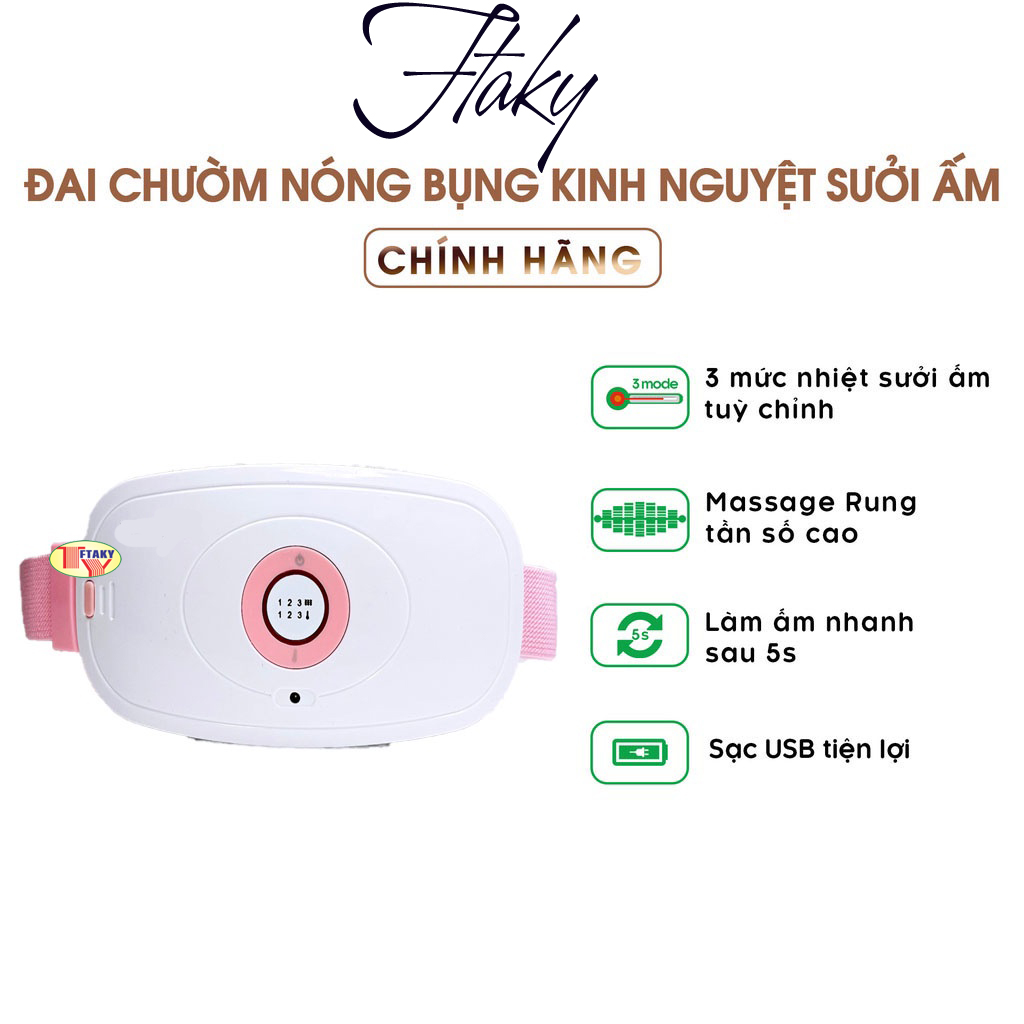 Đai hỗ trợ giảm béo, Giảm Đau Lưng Nam, Giảm Đau Kinh Nguyệt, Sưởi Ấm Bụng, Massage, SUPER BELT 3D[30 NGÀY 1 ĐỔI 1] Công Nghệ Rung, Nóng Và Xung Điện EMS