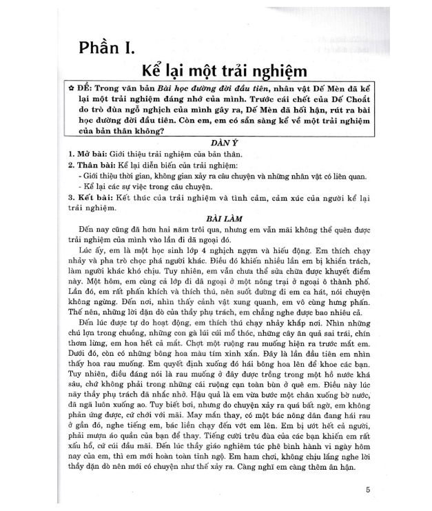 Sách - Những Bài Làm Văn Mẫu 6 (Dùng Chung Cho Các Bộ SGK Hiện Hành)