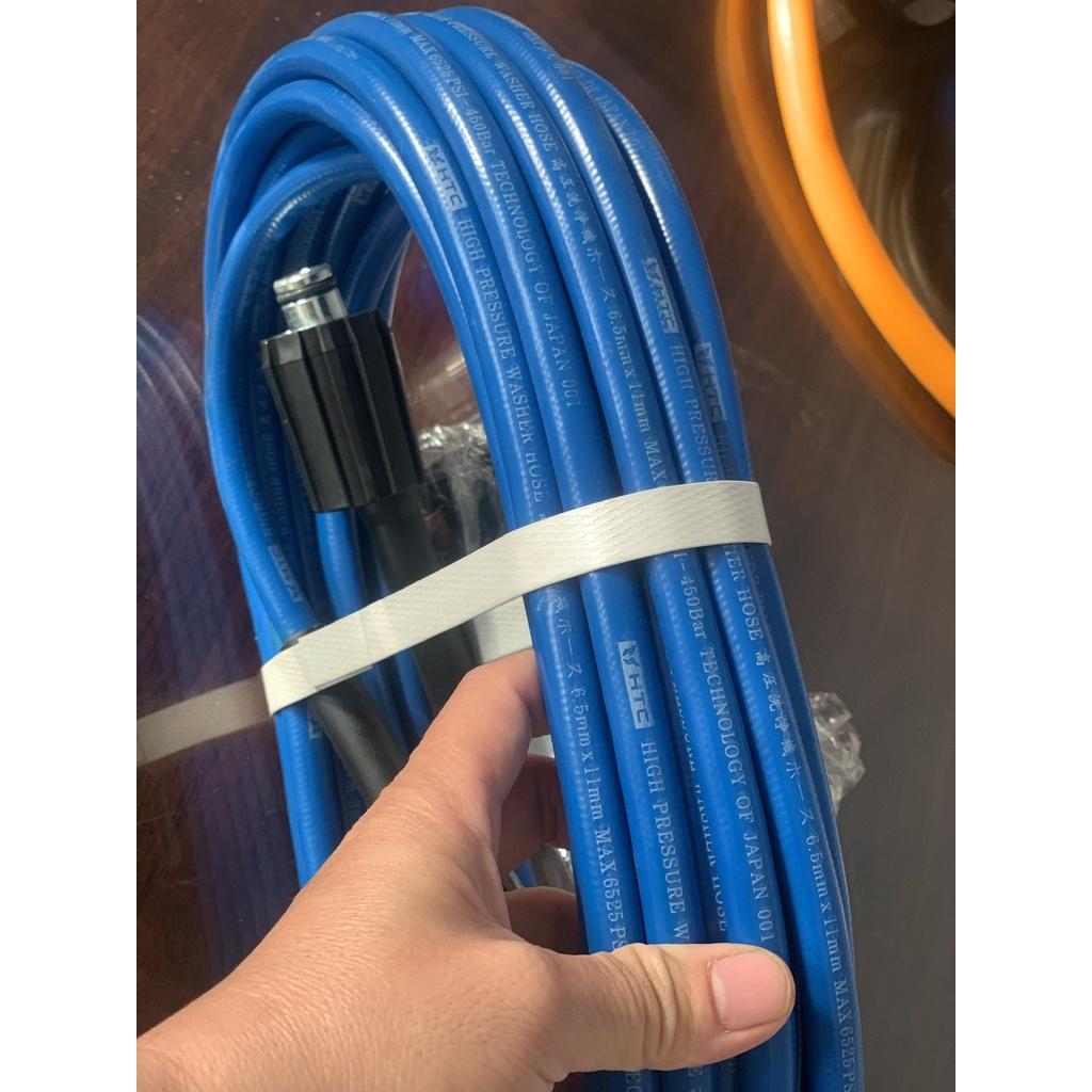 Dây xịt rửa xe HIỆU HTC LOẠI 10M, HTC6511-10W3 từ nhựa PVC áp lực cao 420 bar,ĐK 6.5*11mm,