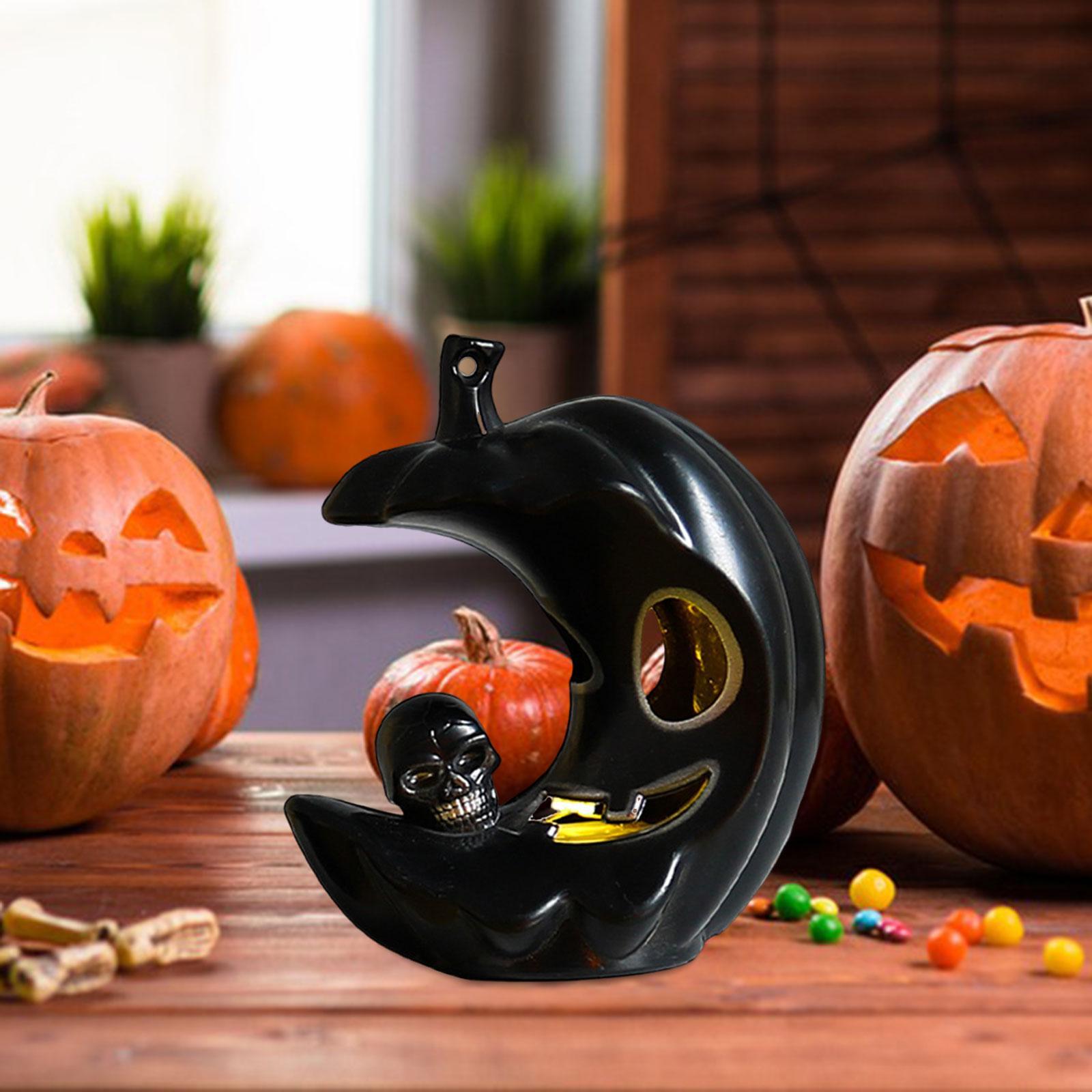 Halloween Moon Pumpkin Light Candle Light for Party Favor Dining Room