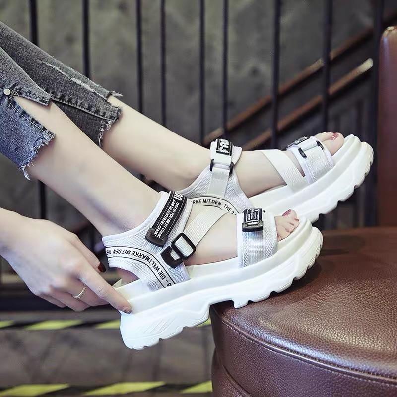 Sandal nữ,sandal quai chéo Ulzang FS kiểu dáng thời trang