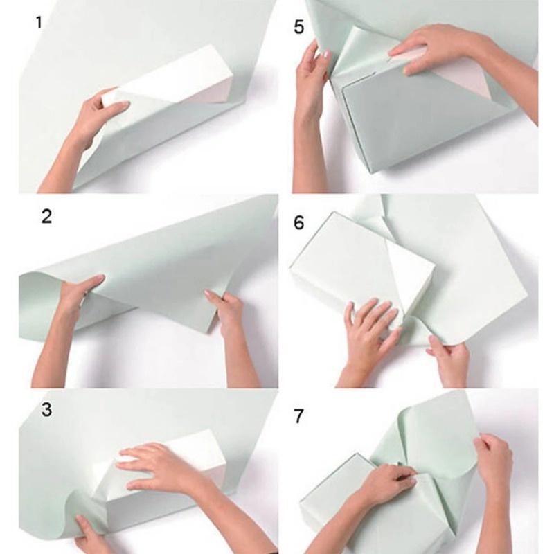 1 Cuộn giấy gói quà Giáng Sinh họa tiết bông tuyết