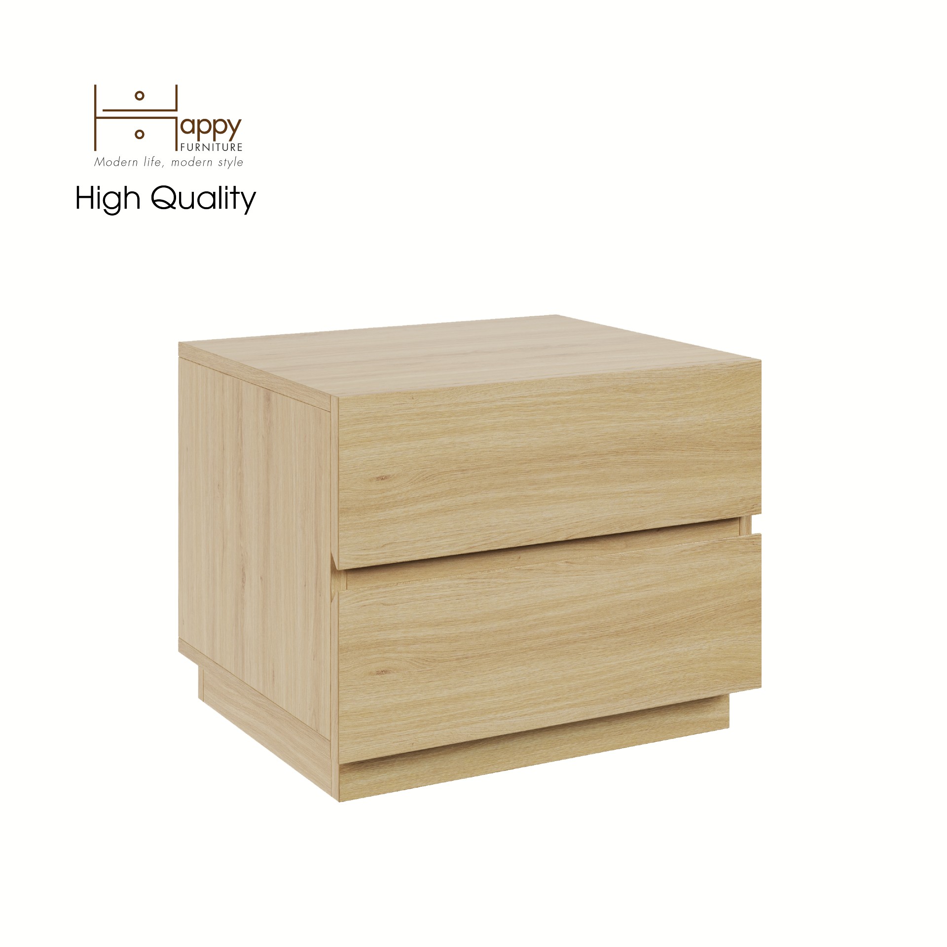 [Happy Home Furniture] MACRO, Táp đầu giường 2 ngăn ,  50cm x 42cm x 40cm ( DxRxC), THK_040