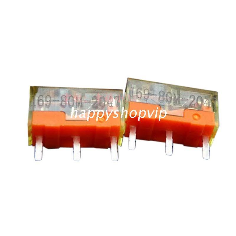 HSV New Arrival  2Pcs/pack TTC Dustproof Gold Mouse Micro Switch Micro Button Gold Contactor 80 Million Click lifetime Repair Parts