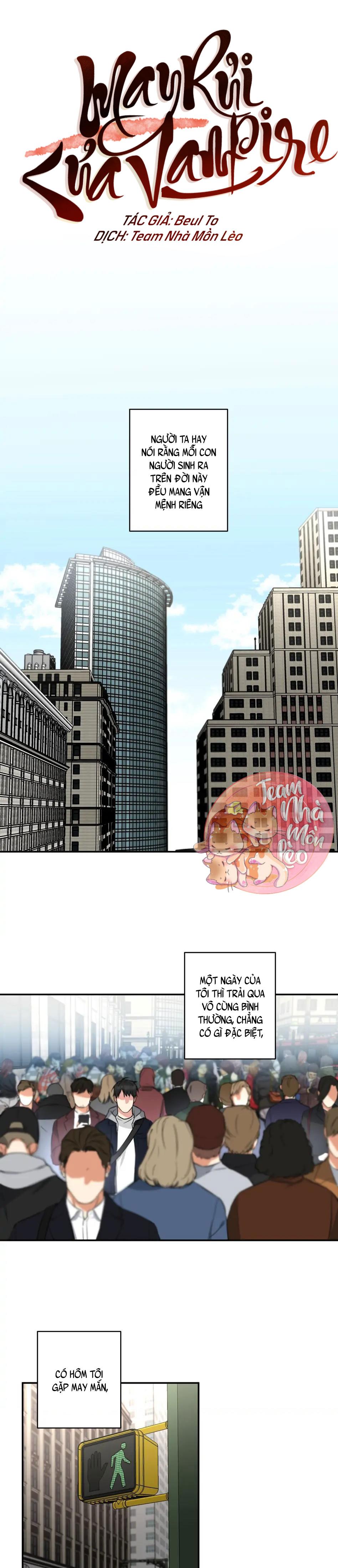 may rủi của vampire chapter 1 1
