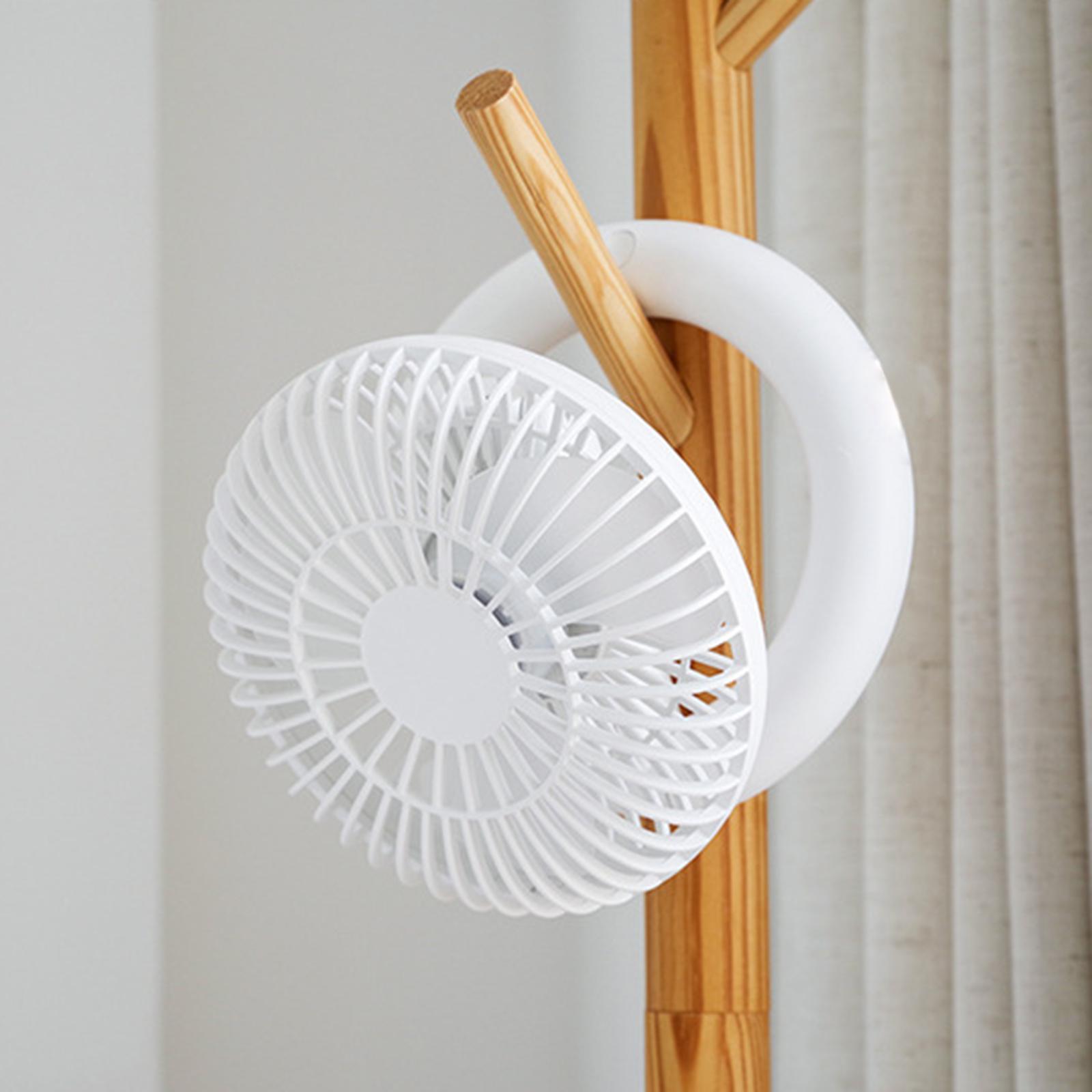 Portable Desk Fan Mini Fan for Desk Folding Small 3 Speeds Adjustment Personal Cooling Fan Makeup Fan for Desk Camping Bedroom