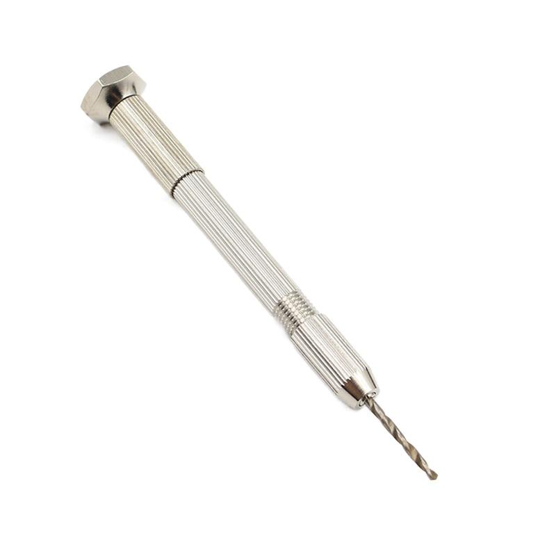 1 Bộ Khoan Mini Cầm Tay Với Mũi Khoan Xoắn Dùng Làm Gỗ