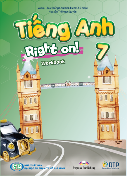 Tiếng Anh 7 Right On! trọn bộ (Sách bài học, Sách bài tập, Vở ghi chép)