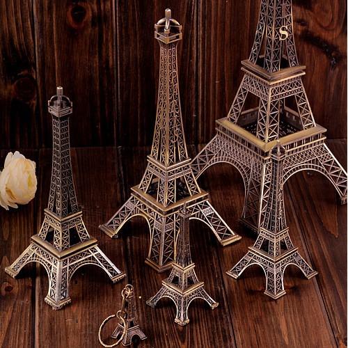 Mô hình tháp Eiffel bằng kim loại Decor trang trí cổ điển RENZO