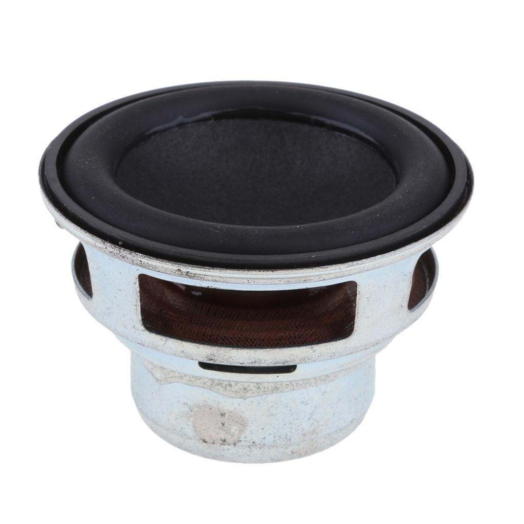 45mm 4Ohm 8W Full Range Audio Speaker Round Loudspeaker 18 Coil Rubber Edge