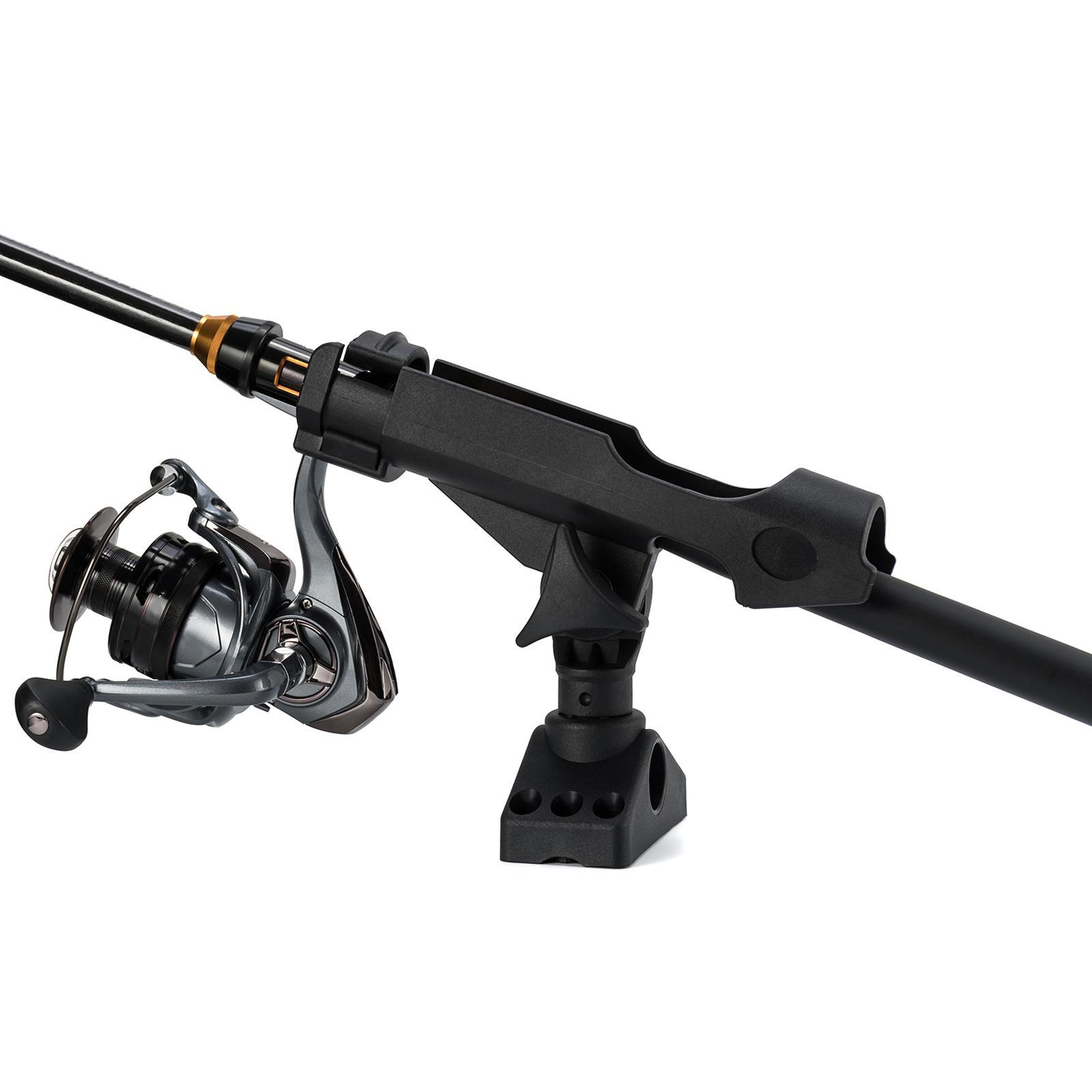 Fishing Rod Holders Fishing Rod Racks Deck Mount Fishing Rod Mounting Bracket Fishing Pole Holder Adjustable for Marine Fishing Boat Truck