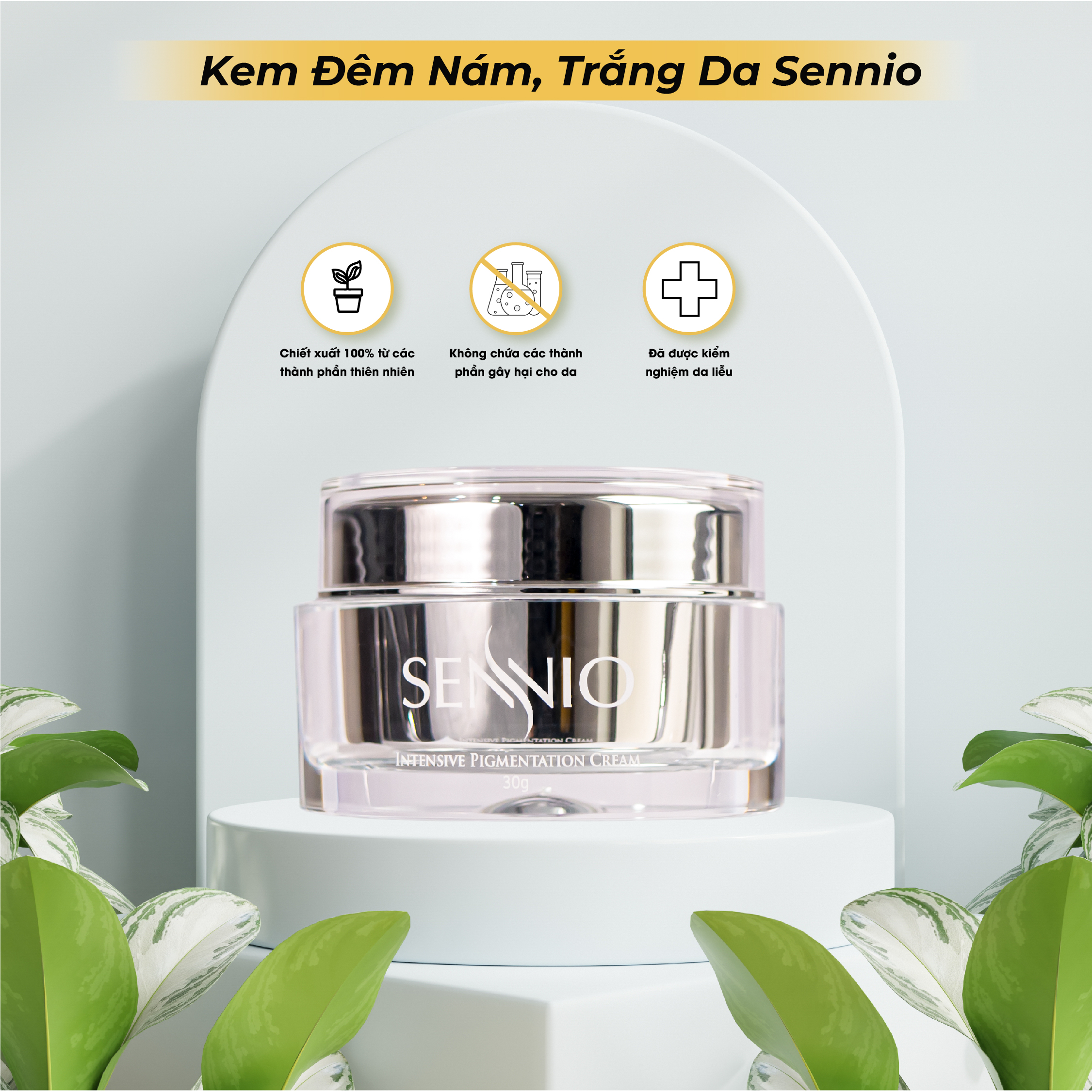 Kem đêm xóa mờ thâm nám SENNIO 