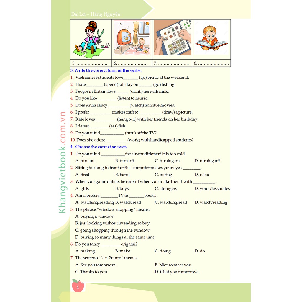 Sách - Bài Tập Tiếng Anh 8