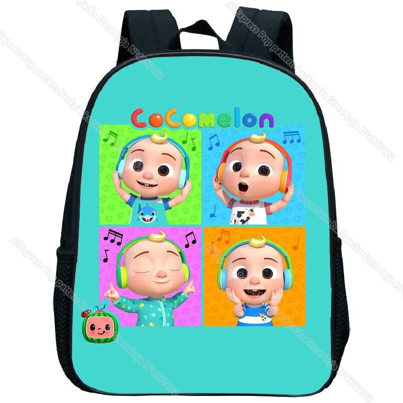 Trẻ Em Cocomelon Mẫu Giáo Ba Lô Cho Bé Hình Hoạt Hình Anime Có Túi Em Mini Ba Lô Mochila Dành Tặng Túi Sách
