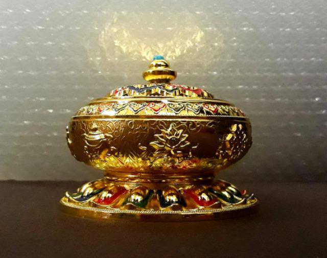 Lư Xông Trầm Mật Tông Cao Cấp- Lò Đốt Trầm Hương Chất Liệu Đồng