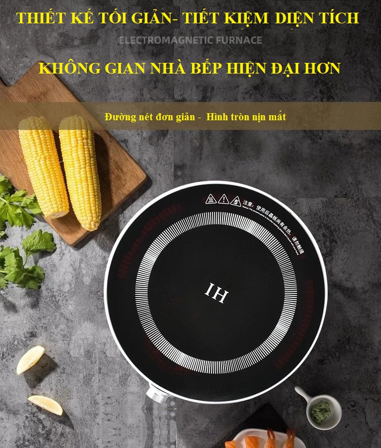 Bếp điện từ đơn hình tròn thông minh công suất cao SX-2022