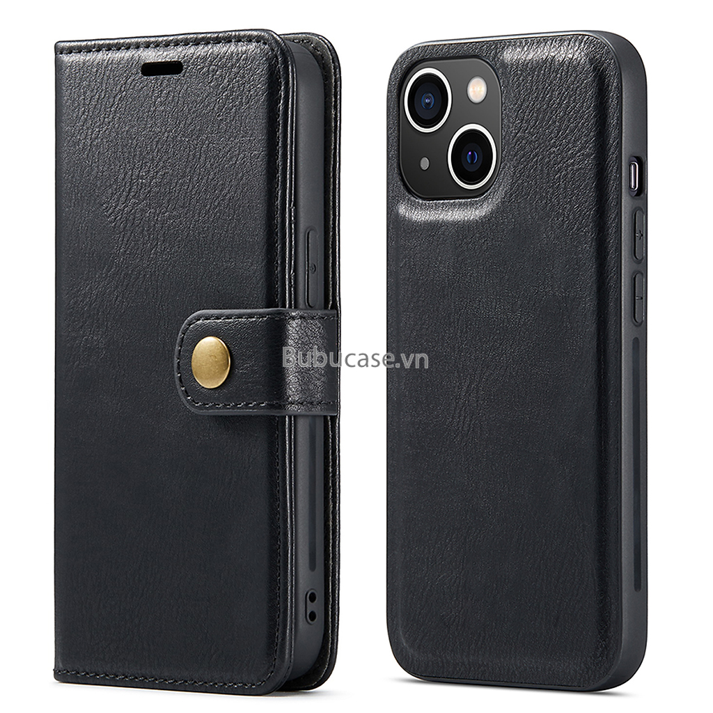 Bao Da Cho Iphone Cao Cấp 2 In 1 - Có Thể Tách Rời Bao Da Và Ốp Lưng Cho 12 Mini/ 12/ 12 Pro/ 12 Promax/ 13/ 13 Pro/ 13 Promax