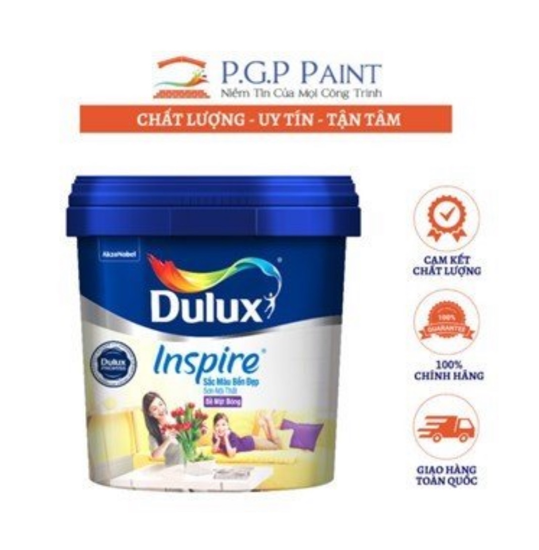 Sơn Nội Thất Dulux Inspire Sắc Màu Bền Đẹp 39ab Bóng Mờ Giúp Tô Điểm Và Gìn Giữ Vẻ Đẹp Cho Ngôi Nhà Bạn (MÀU TRẮNG)