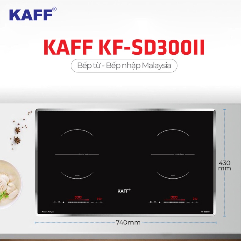 Bếp Từ Đôi Cảm Ứng KAFF KF-SD300II - Hàng Chính Hãng