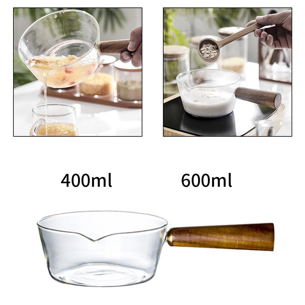 2 Piece Sauce Pan Sauce Pot Pasta Pot Milk Pan Stovetop Pot for Milk Salad