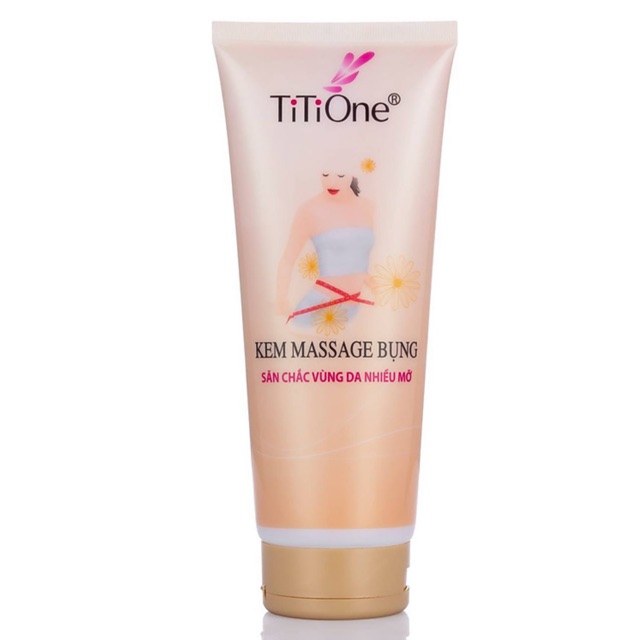 Kem massage tan mỡ bụng giúp săn chắc vòng eo Titione 350g