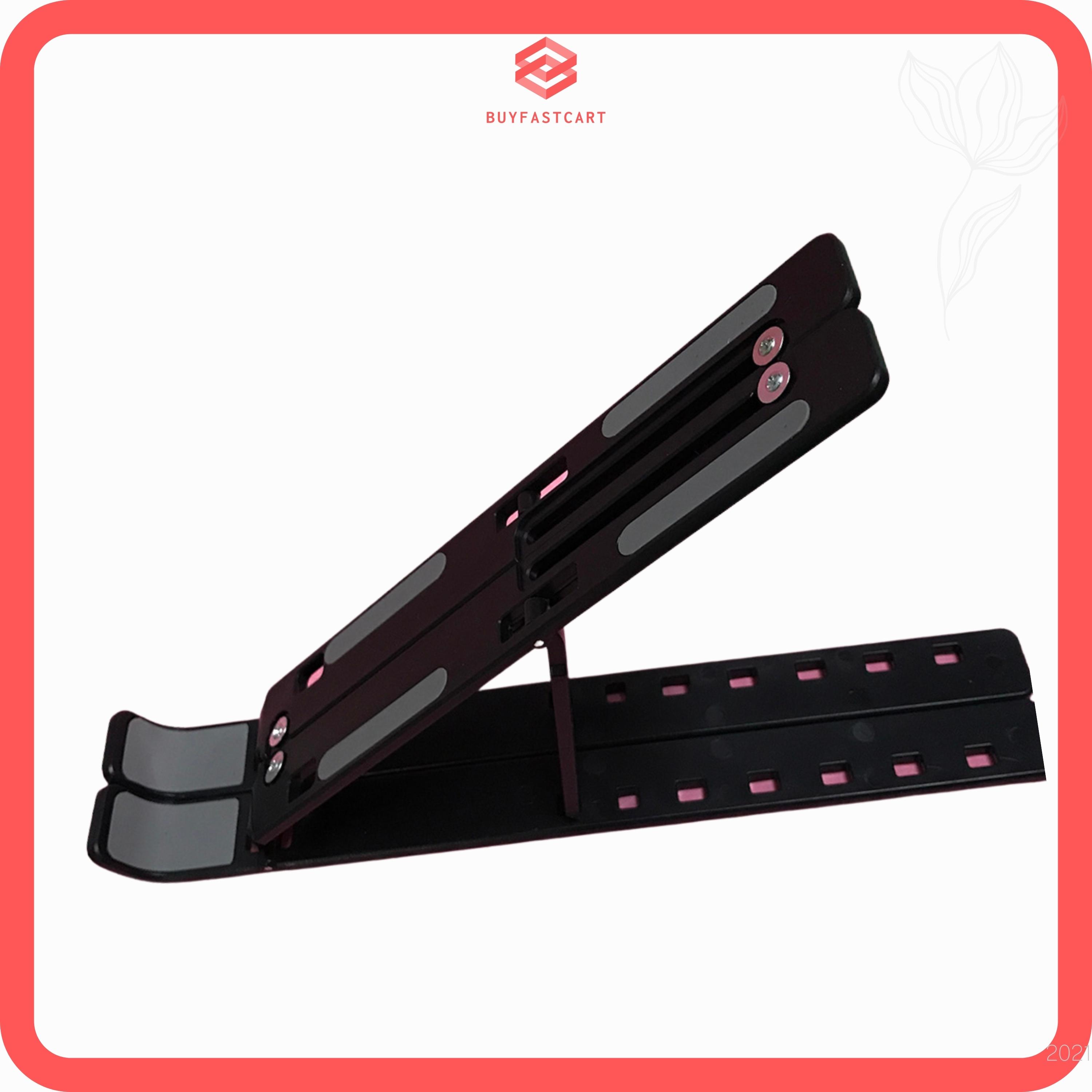 Giá Đỡ Laptop Mini Nhỏ Gọn Bỏ Túi, Đế Tản Nhiệt Laptop Stand 7 Mức Độ Gọn Nhẹ, Bằng Nhựa