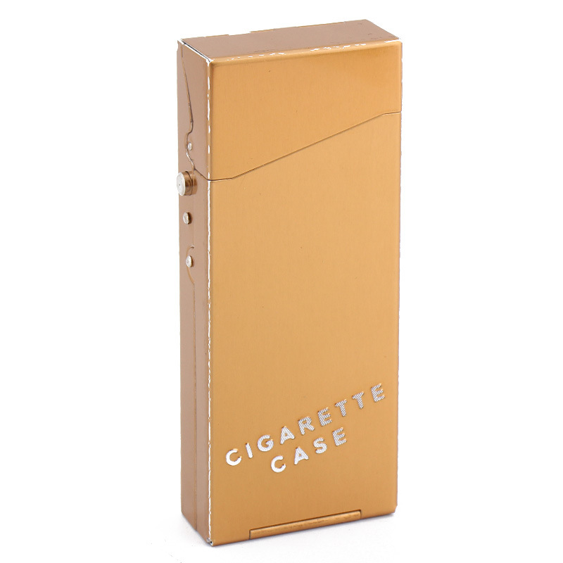 Hộp Đựng Thuốc Lá 20 Điếu Dài Slim Nút Bấm Kim Loại Nhiều Màu